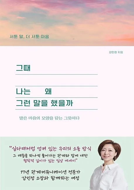 그때 나는 왜 그런 말을 했을까 - 서툰 말, 더 서툰 마음 표지